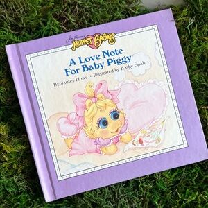 📚3/$30📚 VINTAGE Jim Henson MUPPET BABIES book A Love Note for Baby Piggy 1980’s